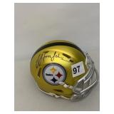 SIGNED MINI HELMET JJ SMITH SCHUSTER