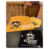 PENS TOWEL LETS GO TEE SHIRT AND BEACH TOWEL