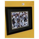 PENS TEAM PHOTO WITH STANLEY CUP FRAMED 12X16