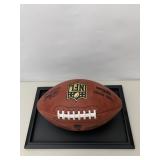 TROY POLAMALU SIGNED FOOTBALL IN DISPLAY CASE