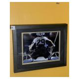 FLEURY 29 IN GOAL PICTURE FRAMED 12X16