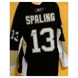 SPALING REEBOK NUMBER 13 SIGNED JERSEY LIGHT