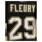 FLEURY JERSEY REEBOK SIGNED XL WITH TAGS