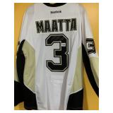 MAATTA NUMBER 3 REEBOK JERSEY SIGNED