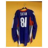 SATAN #81 HOCKEY JERSEY XL