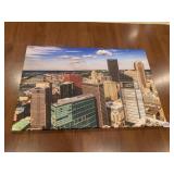 PITTSBURGH SKYLINE ON CANVAS 20X30 NOVAKOWSKI