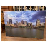 WATERFRONT SCENE 20X30 ON CANVAS   NOVAKOWSKI