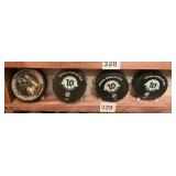 4 NHL HOCKEY PUCKS