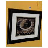 3 RIVERS STADIUM 1996 MIKE SMITH VIEW FRAMED