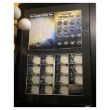 PENGUINS ALL-TIME TEAM W/ CARDS 31" X 23" FRAMED