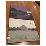 NIGHT SCENE AND HELICOPTER 16" X 20" PHOTO ON