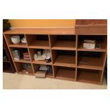 SOLID WOOD CUBBIE CABINET 17X14D