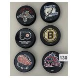 6 HOCKEY PUCKS BLUE JAYS