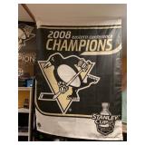 2008 PENS CHAMPIONSHIP HANGING FLAG 32X28