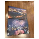 PITTSBURGH FIRE WORKS AT NIGHT BY DANIEL