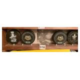 4 PUCKS 50 YR., 125 ANNIVERSARY