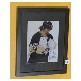 NUMBER 45 AARON ASHAM PENGUINS AUTOGRAPHED FRAMED