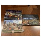 GROUP OF 3 SCENES OF OUR GREAT CITY BY DANIEL