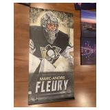VINYL MARC-ANDRE FLEURY STADIUM SIGN 24" X 48"