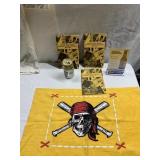 THREE BASEBALL CHECKLIST BOOKS PIRATES TOWEL