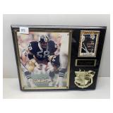 JACK LAMBERT HALL OF FAME 1990 PLAQUE AUTOGRAPHED