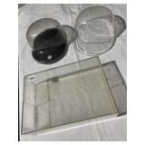 HAT COVER AND PROTECTOR AND PLASTIC BOX 12.5" X