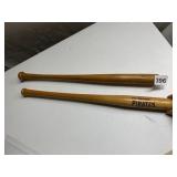 TWO MINI BASEBALL BATS PITTSBURGH PIRATES