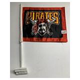 AUTOGRAPHED PIRATES CAR FLAG SEE PHOTO FOR
