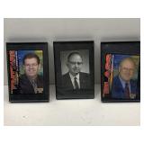 FRAMED AND AUTOGRAPHED PHOTOS OF LANNY FRATTARE,