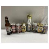 ASSORTED BANKS AND EMPTY BEER CANS PIRATES