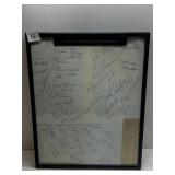 1970S STEELERS ON PAPER AUTOGRAPHS BY PAUL