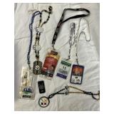 MISC LOT OF VIP PASSES AND BEAD NECKLACES