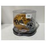 SCHUTT AUTHENTIC PITT MINI HELMET WITH AUTOGRAPH