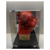 AUTOGRAPHED LEFT BOXING GLOVE BY RAY "BOOM BOOM"