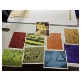 SET OF SIX SIMCOR PRINTS UNFRAMED