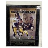 BEN ROETHLISBERGER PLAQUE LTD #2372 OF 2500