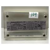 LAST GAME AT FORBES FIELD JUNE 28, 1970, TICKET