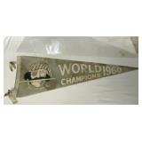 PITTSBURGH PIRATES WORLD CHAMPIONS 1960 PENNANT