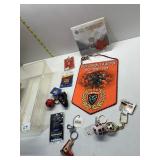 MISC ASSORTMENT OF SOCCER KEYCHAINS AND OTHER