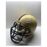 HELMET RIDDELL - NOTRE DAME GOLD GAME USED HELMET