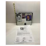 FRAMED AUTOGRAPHS OF BOB WALK, NELLIE BRILES, &