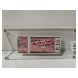 1944 ALL STAR GAME AT FORBES FIELD TICKET WITH