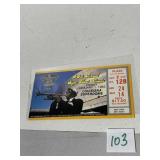 JANUARY 1, 1982, SUGAR BOWL CLASSIC TICKET IN