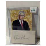 AUTOGRAPH OF ART ROONEY WITH DOCUMENTATION