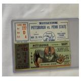 GAME TICKETS 1976 PITTSBURGH VS PENN STATE AND
