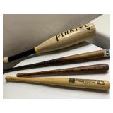 PIRATE MINI BATS INCLUDING 1994 ALL STAR BILL