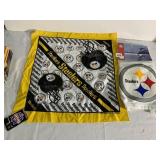 STEELER NEW NECK SCARVES & SPORTS LOGO TOWEL NFL