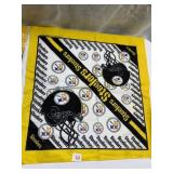 STEELER SCARF W/ AUTOGRAPH # 37, FINGER,