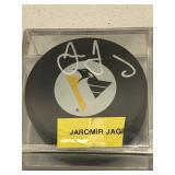 JAROMIR JAGR PUCK AUTOGRAPHED