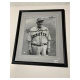 HONUS WAGNER PIRATES BLACK/WHITE PRINT 27.5 X